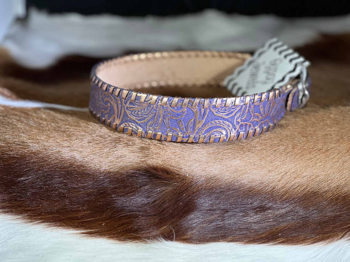 PURPLE GODDESS DOG COLLAR - Gypsy Jewels By Timber