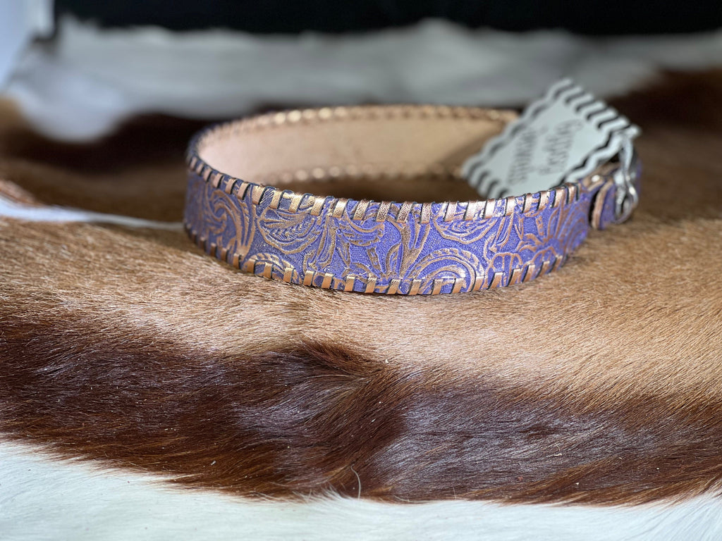 PURPLE GODDESS DOG COLLAR - Gypsy Jewels By Timber