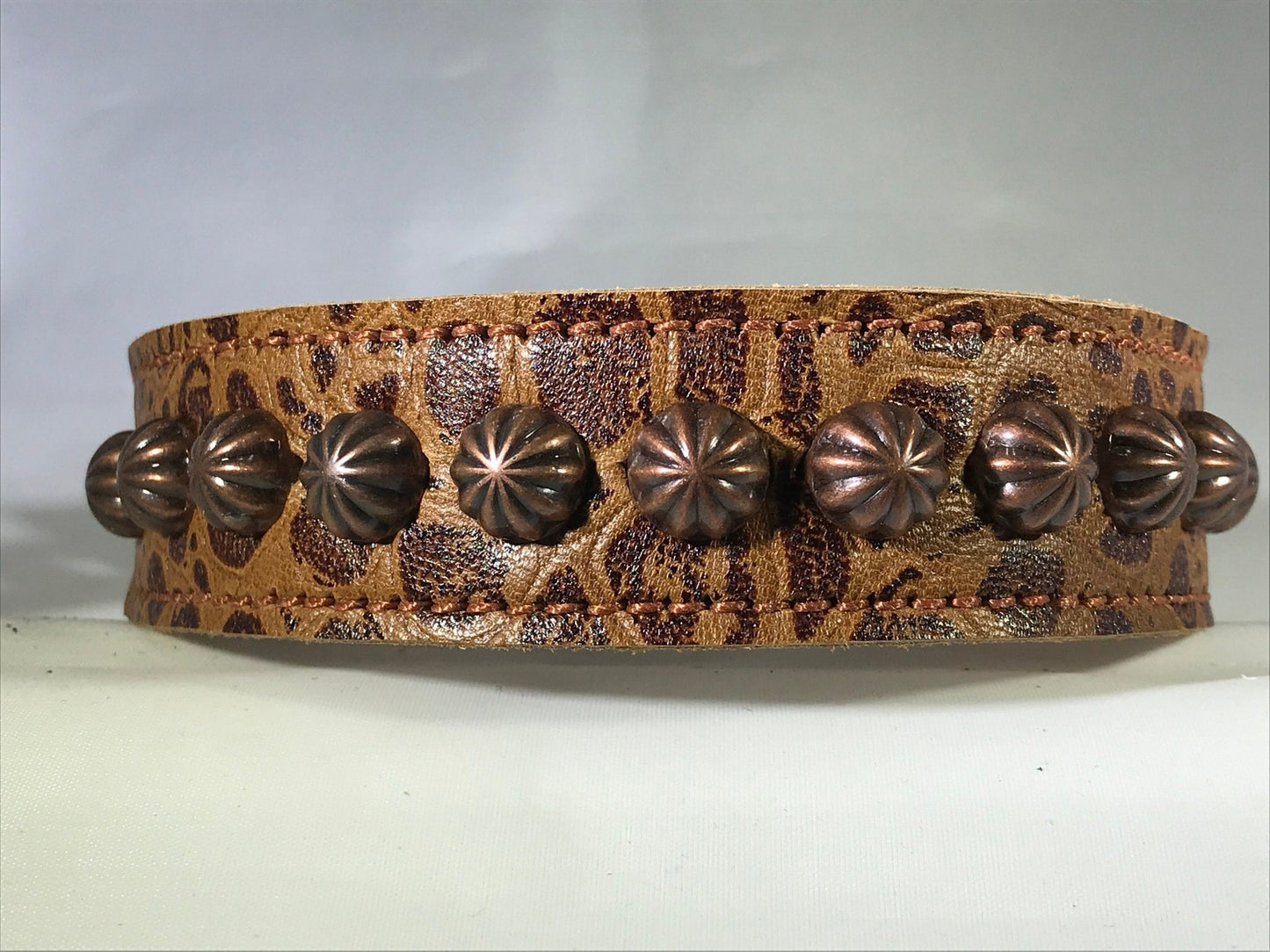 ANTIQUE COPPER Spots Dog Collar - Gypsy Jewels By TimberAntique copper spots dog collar, handcrafted leather design for style and durability.Gypsy Jewels By TimberGypsy Jewels By TimberDog Collar