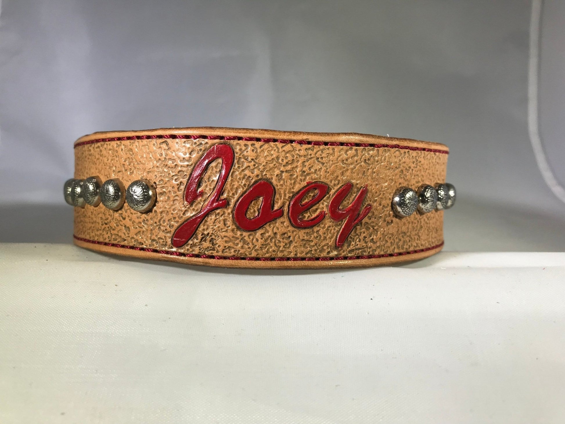 CUSTOM TOOLED LEATHER DOG COLLARS - Gypsy Jewels By TimberCUSTOM…..CUSTOM….CUSTOMGypsy Jewels By TimberGypsy Jewels By Timber1.50”1.50”14” - 17”Dog Collar