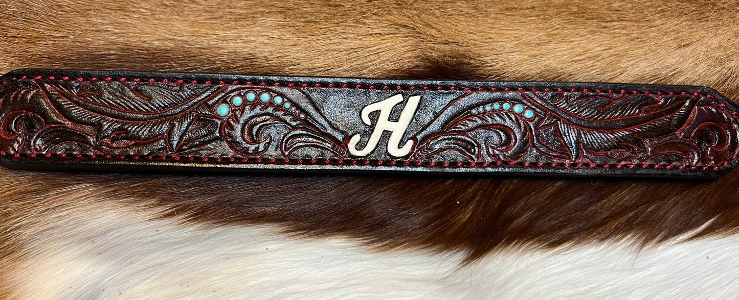 CUSTOM TOOLED LEATHER DOG COLLARS - Gypsy Jewels By TimberCUSTOM TOOLED LEATHER DOG COLLARS - Gypsy Jewels By TimberGypsy Jewels By TimberGypsy Jewels By Timber1.50”1.50”14” - 17”Dog Collar