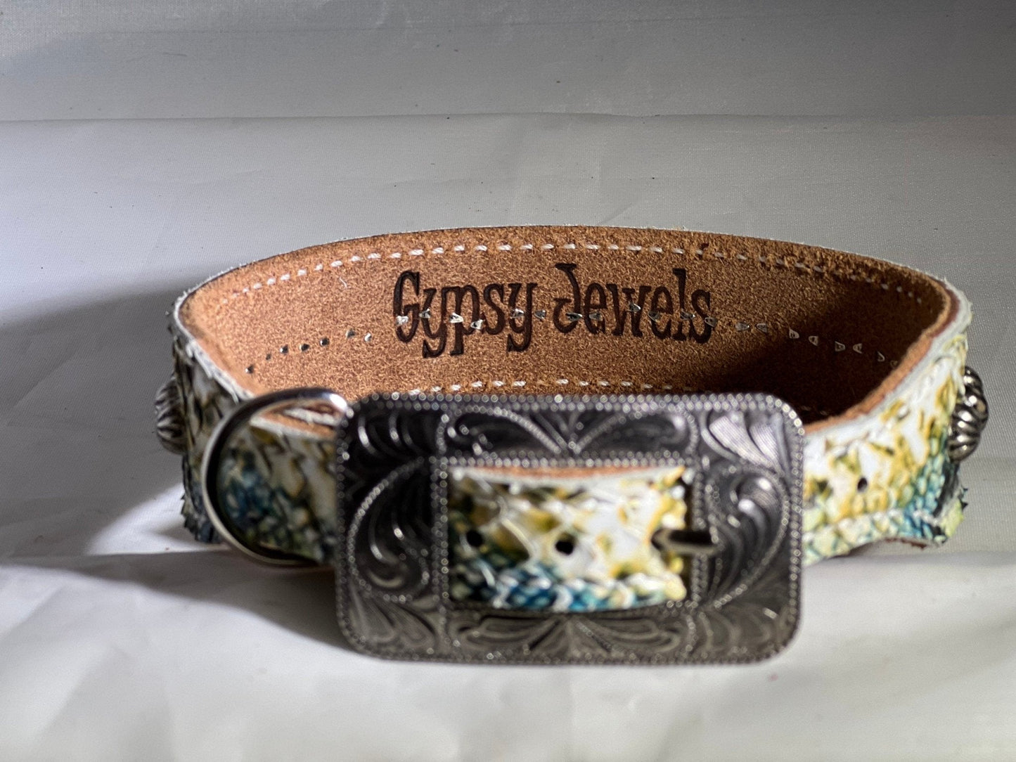 Snakeskin Galore Dog Collar - Gypsy Jewels By TimberSnakeskin Galore Dog Collar - Gypsy Jewels By TimberSnakeskin GaloreGypsy Jewels By TimberGypsy Jewels By TimberDog CollarGypsy Jewels By TimberGypsy Jewels By TimberDog Collar